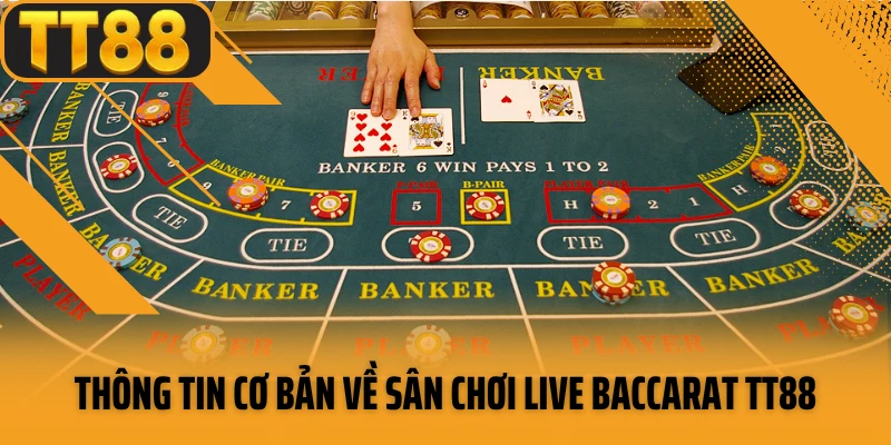 Thông tin cơ bản về sân chơi live baccarat TT88